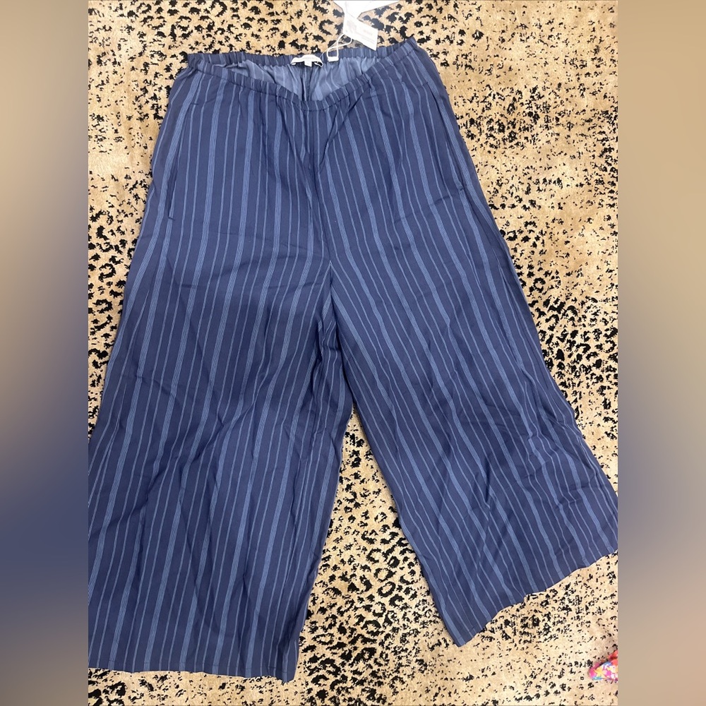 Vince Stripe Wide Leg Pant